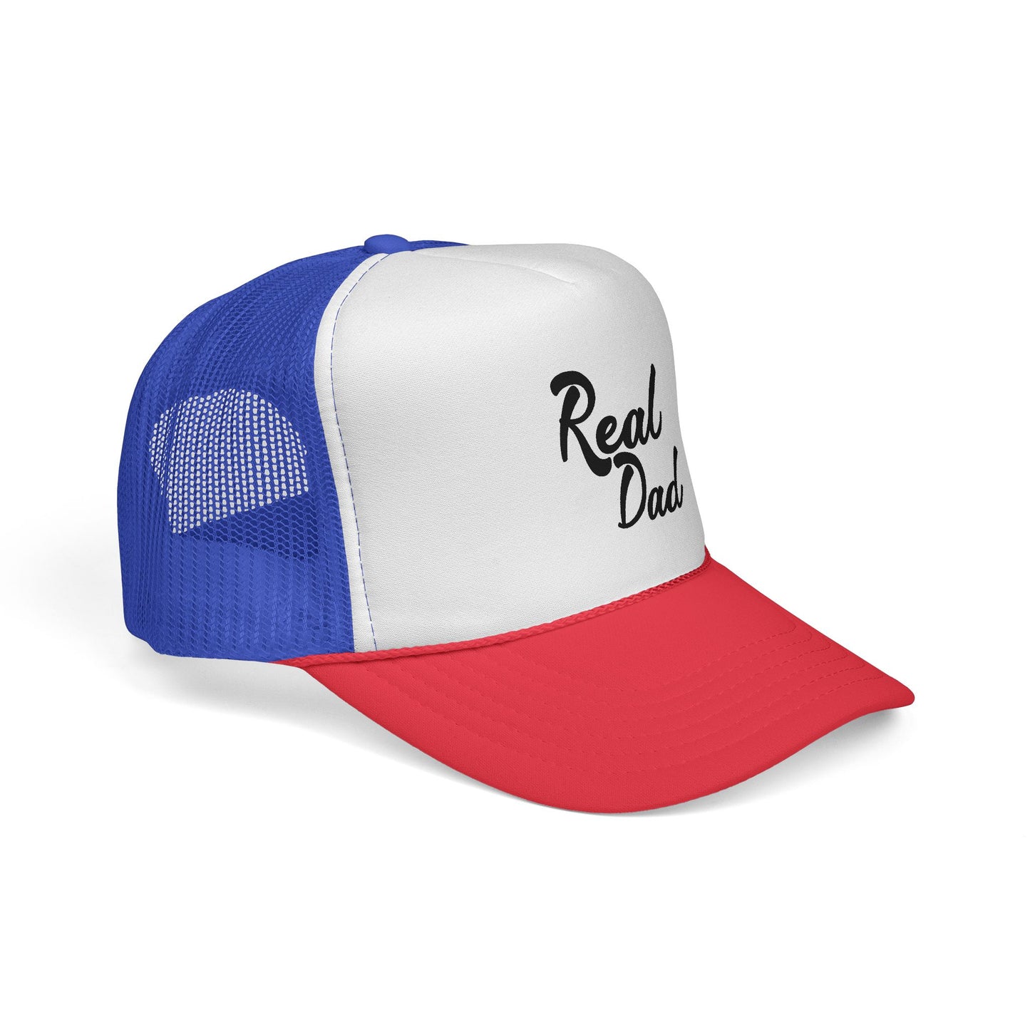 Real Dad Trucker Cap, Gift for Dad, Father's Day Hat, Casual Headwear, Fun Dad Cap, Dad Appreciation Gift