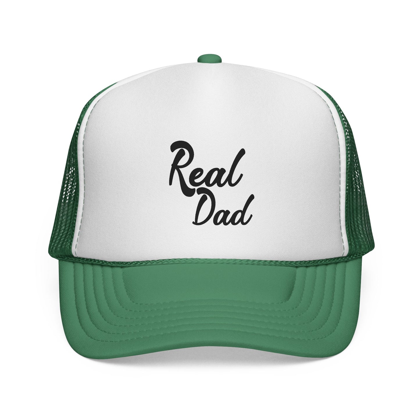 Real Dad Trucker Cap, Gift for Dad, Father's Day Hat, Casual Headwear, Fun Dad Cap, Dad Appreciation Gift
