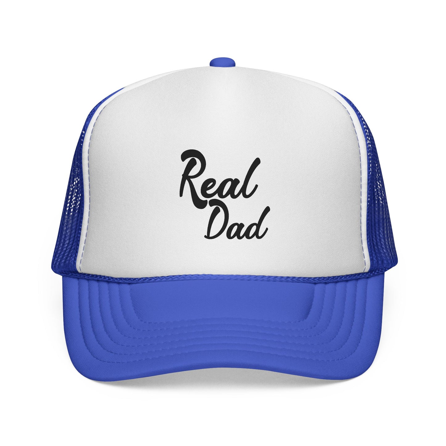 Real Dad Trucker Cap, Gift for Dad, Father's Day Hat, Casual Headwear, Fun Dad Cap, Dad Appreciation Gift