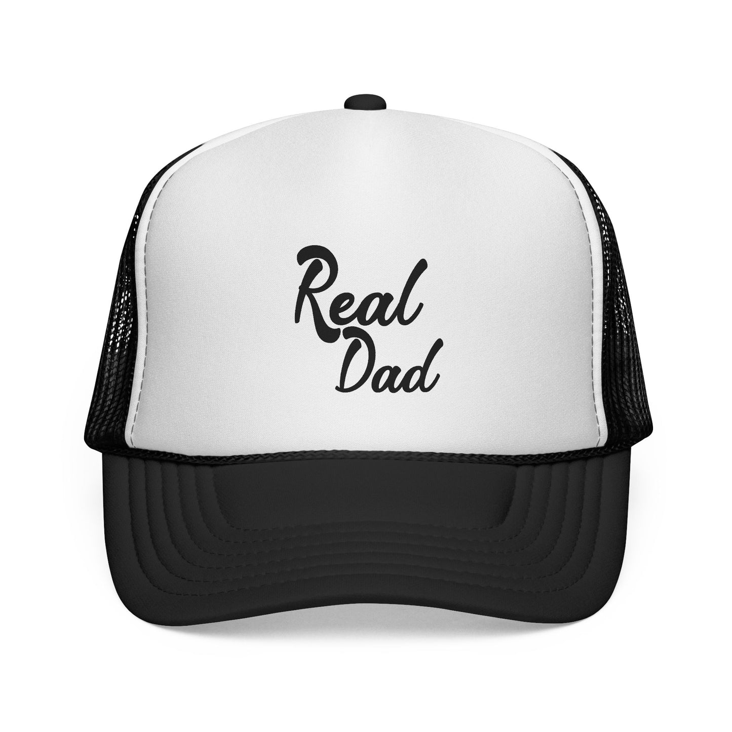 Real Dad Trucker Cap, Gift for Dad, Father's Day Hat, Casual Headwear, Fun Dad Cap, Dad Appreciation Gift