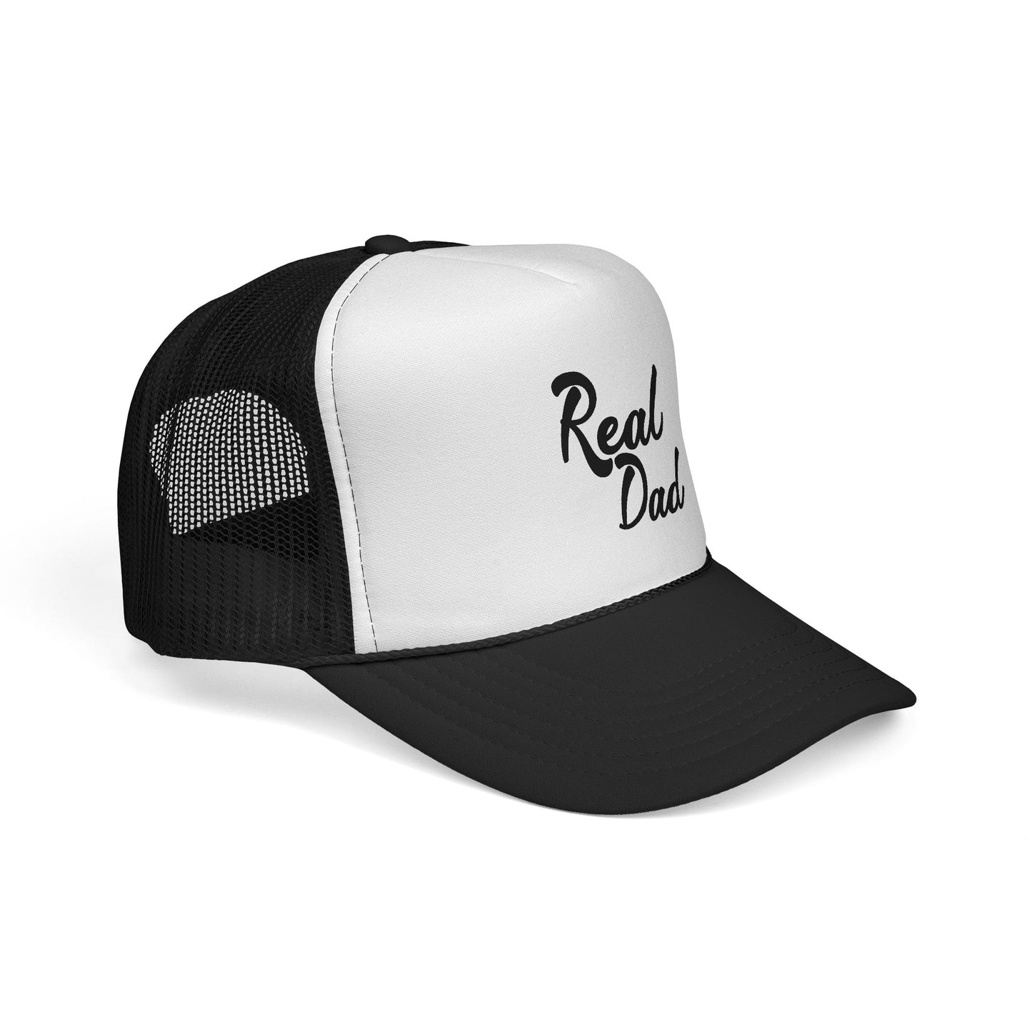 Real Dad Trucker Cap, Gift for Dad, Father's Day Hat, Casual Headwear, Fun Dad Cap, Dad Appreciation Gift