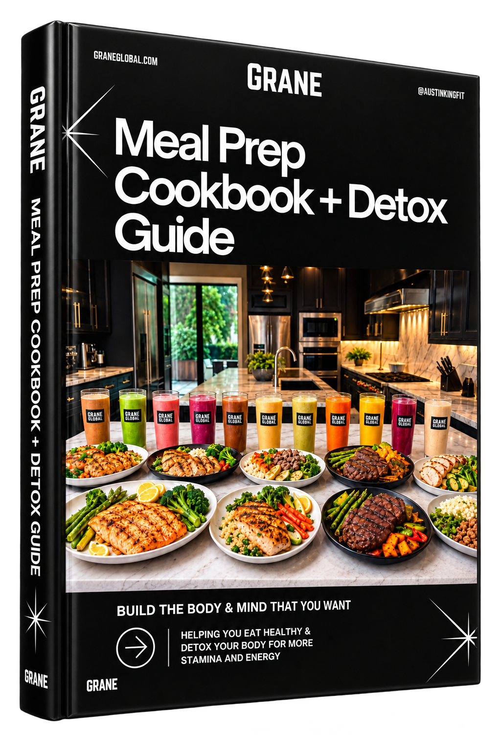 Meal Prep Cookbook for Dads 70+High Protein Recipes | Grane Global | Digital Download